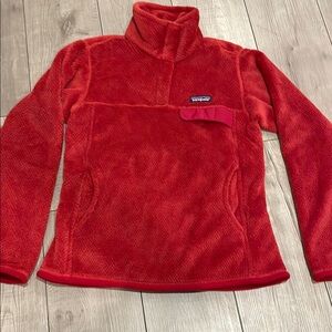 Patagonia Red Fleece Pullover